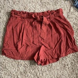 Red shorts